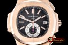 PP0202C - 5980 Nautilis Chrono RG/LE Black BP A-7750