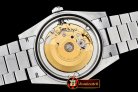 Rolex DayDate 40mm Flt SS/SS Pearl Wht Roman BP Swiss 2836