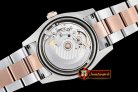 Replica Rolex DateJust Mens 36mm RG/SS Blk MOP Diam BP Asia 2836