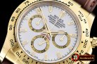 Replica Rolex Daytona 18K YG Wrp YG/LE Wht Stk BP A7750 Mod4130