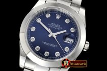 Rolex Datejust II DJ2 41mm Oys Smt SS/SS Blue Diams Noob A3235 M