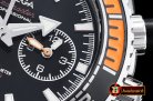 Omega P-Ocean Chrono Org Bez SS/SS JHF Blk A7750 Mod9900