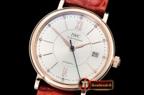IWC Portofino Automatic 37mm RG/LE Wht/Diam MKF MY9015