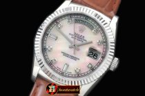 Replica Rolex DayDate Fluted M-Pink Diam SS/LE Asian 2813