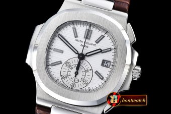 PP0201C - 5980 Nautilis Chrono SS/LE White BP A-7750
