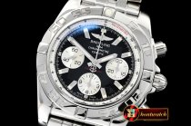 BSW0362B - Chronomat B01 SS/SS Black/Stick GF Asia 7750 Mod