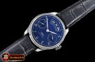 IWC Portugieser Annual Cal IW503502 SS/LE Blue YLF A52850
