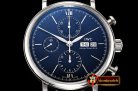 IWC Portofino Chrono IW391001 SS/LE Blue ZK Asia 7750
