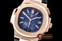 PP0202B - 5980 Nautilis Chrono RG/LE Blue BP A-7750