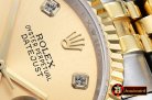 Rolex DJ 36mm Oyst Flt YG/SS (Wrap) Gold Diams BP A3135 Mod