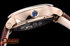 Cartier MoonPhase RG/LE Skeletonal White - Asia HW Tourbillon