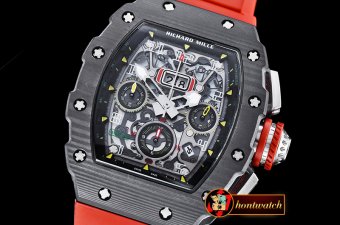 Richard Mille RM011-03 Auto Flyback Chrono FC/VRU Red Blk A7750