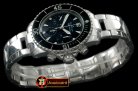 Replica Blancpain 50 Fathoms Chronograph SS/SS Black Asia 7750