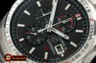 TAG0284C - Carrera 16 Senna Ed Chrono SS/SS Black OS20 Qtz
