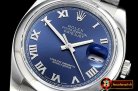 Rolex Datejust Man DJ 36mm Jub Dome 904L SS/SS Blue Roman ARF A3135
