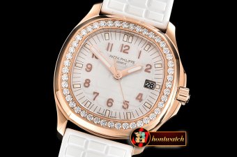 Patek Philippe Aquanaut Ref.5068R 35mm RG/RU White PPF Swiss Qtz