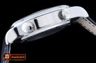 JAEGER LE COULTRE- Master Memovax World Time SS/LE Silver Wht As
