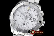 Tag Heuer Aquaracer Calibre 16 Chronograph SS/SS Wht VK Quartz