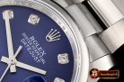 Rolex DateJust 36mm Oyst Dm 904L SS/SS Blue/Diam GMF SA3135