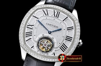 Cartier Drive De Cartier Tourbillon SS/LE Diams Tourbillon