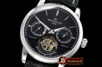 JAEGER LE COULTRE Master Complications Tourbillon SS/LE Black Tourbillon