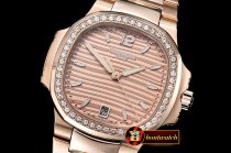 Patek Philippe Nautilus 33mm Diam RG/RG Rose Gold PF Miyota 9015