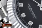 Rolex Datejust II DJ2 41mm Jub Flt SS/SS Black Diams BP A3235 Mo