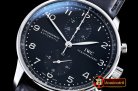 IWC Portuguese Chrono SS/LE Blk/Blk ZF A-7750