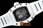 Richard Mille RM055 Bubba Watson CER/VRU Wht Skele KVF MY8215 Mod