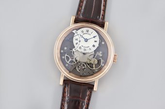 BREGUET Tradition 7097BR/GY/9WU RG/LE Grey Skele ZF A505 Mod