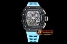 Richard Mille RM011-03 Flyback Chrono FC/RU (Blue) KVF A7750 Mod