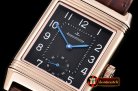 JAEGER LE COULTRE JL Reverso Automatic RG/LE Black/Num Asia 2824