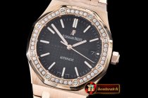 AP0364A - Royal Oak 15400 RG/RG Diam Black JHF M-9015/3120