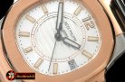 PP0178C - Nautilus 7010 Midsize 32mm TT RG White - Swiss Qtz