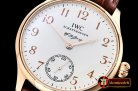 IWC FA Jones Ltd Ed RG/LE Wht/Rose Gold Num Asia 6498