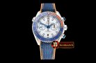 Omega P-Ocean Chrono Blue M.P Edn SS/NY Wht JHF A7750 Mod9900