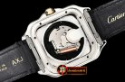 Cartier Santos De Cartier 2018 Ladies YG/SS/LE Wht Swiss Qtz