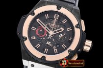 Hublot King Power Unico 48mm RG/PVD/RU Black Asia 7750