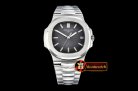 Patek Philippe Nautilus Mens 40mm SS/SS Grey Sticks PF Miyota 90