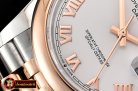 Rolex DateJust 36mm Jub Dome RG/SS White/Rmn BP A2813