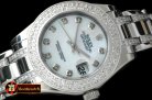 ROLMP016B - 2-Diam Bez SS MOP Wht/Diam Asian 2813