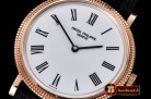 Patek Philippe Calatrava 5120J RG/LE White Roman Asia 21J Mod Ca