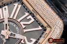 Franck Muller Vanguard Mens V45 Glacier Diams RG/LE/RU Grey ABF A2824