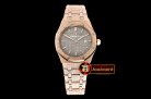 Audemars Piguet Royal Oak 33mm Frosted RG/RG Grey JHF V2 Swiss Qtz