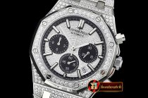 Audemars Piguet Royal Oak Chrono 26320ST Diams SS/SS Ice Bling V