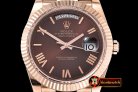 RDD0195B - DayDate 228206 RG/RG Brown Roman BP Swiss 2836