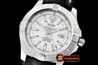 Breitling Colt 44mm Automatic SS/LE White GF Asia 2824