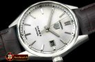 TAG0262E - Carrera Calibre 5 Automatic SS/LE White A-2824