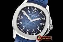 Patek Philippe Aquanaut 5168G 42mm SS/RU Blue BP Miyota 9015 Mod