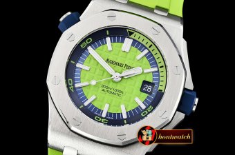 Audemars Piguet Royal Oak Diver SS/RU Green JF MY9015 Mod A3120
